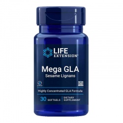 美国Life Extension沿寿GLA琉璃苣油胶囊(γ-亚麻酸)30粒