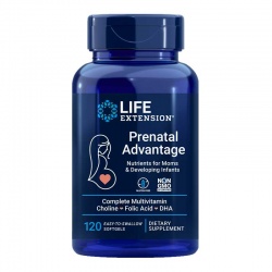 美國Life Extension沿壽孕婦維生素軟膠囊(含DHA)120粒