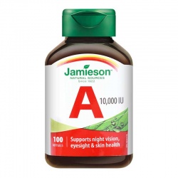 加拿大Jamieson健美生維生素A膠囊10000IU×100粒