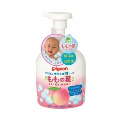 日本Pigeon贝亲桃子水婴儿洗发沐浴露450ml