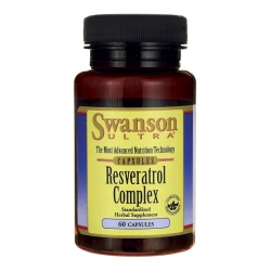 美国Swanson斯旺森葡萄籽白藜芦醇复合胶囊60粒