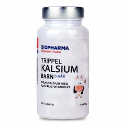 挪威Biopharma三倍乳钙液体钙胶囊60粒