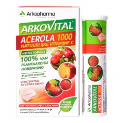 法国Arkopharma天然针叶樱桃维生素C含片30片