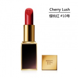 美国Tom Ford汤姆福特TF口红黑管Cherry Lush#10(樱桃红)3g
