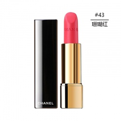 法国Chanel香奈儿炫亮魅力丝绒口红#43(珊瑚红)3.5g