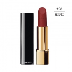 法国Chanel香奈儿炫亮魅力丝绒口红#58(豆沙红)3.5g