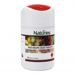 新西兰Naturies奈氏力斯葡萄籽提取物复合片(红葡萄籽)60片