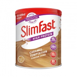 英国SlimFast混合蛋白代餐奶昔(焦糖味)438g
