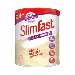 英国SlimFast混合蛋白代餐奶昔(香草味)438g