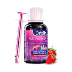 澳洲Ostelin奥斯特林婴幼儿童维生素D3滴剂20ml(草莓味)