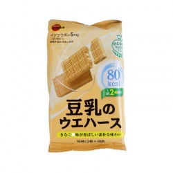日本Bourbon布尔本豆乳威化饼干16枚