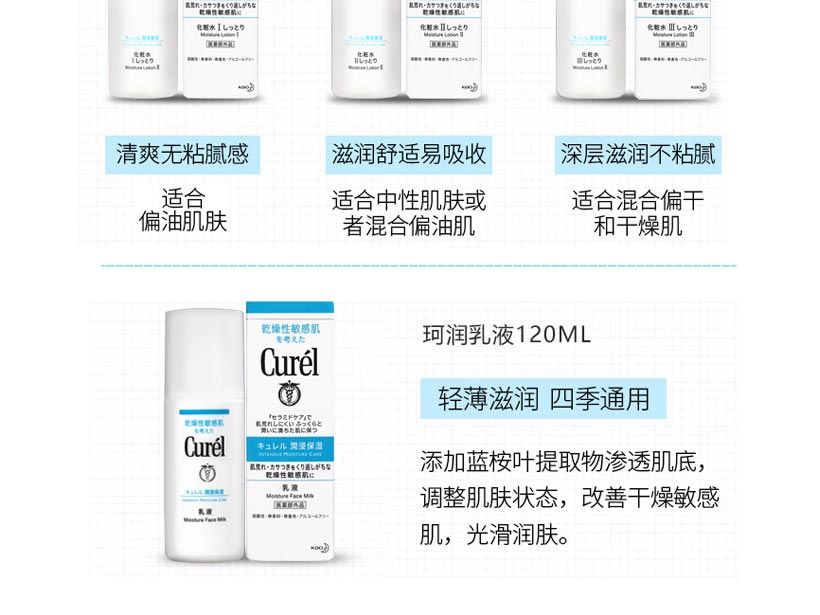 Curel2号水乳实拍视频